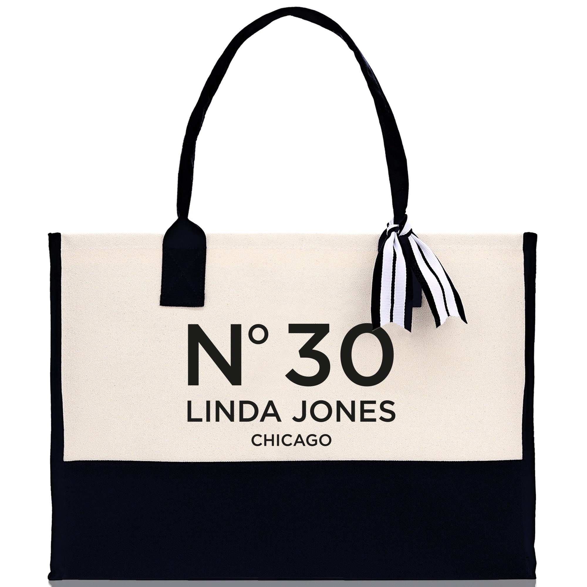 Birthday Celebration Personalized Gift Canvas Tote Bag with Name and State 40th 50th Birthday Gift Tote Bag for Her Custom Birthday Gift