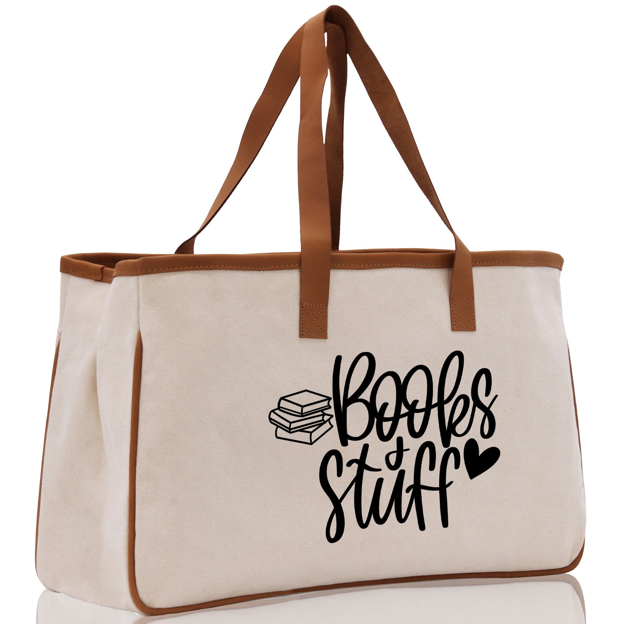 Books Stuff Tote Bag Bookworm Gift Book Quotes Party Gift Book Lover Tote Book Canvas Tote Bag Birthday Gift Library Bag Grocery Bag