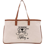 Nurse Personalized Tote Bag Nurse Gift Registered Nurse Tote RN Tote RN Gift Future Nurse Gift Nursing Student Gift Nurse Graduation Gift