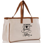 Nurse Personalized Tote Bag Nurse Gift Registered Nurse Tote RN Tote RN Gift Future Nurse Gift Nursing Student Gift Nurse Graduation Gift