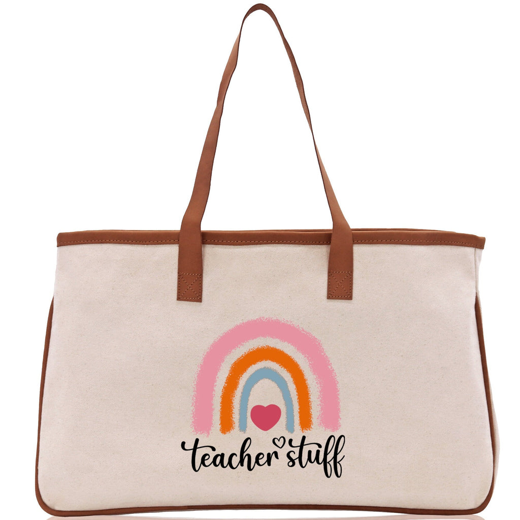 Teacher Stuff Tote Bag Teacher Bag Teacher Gift Teacher Retirement Gift Best Teacher Gifts Teacher Appreciation Gift Teacher Strong Tote Bag