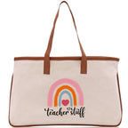 Teacher Stuff Tote Bag Teacher Bag Teacher Gift Teacher Retirement Gift Best Teacher Gifts Teacher Appreciation Gift Teacher Strong Tote Bag