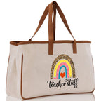 Teacher Stuff Tote Bag Teacher Bag Teacher Gift Teacher Retirement Gift Best Teacher Gifts Teacher Appreciation Gift Teacher Strong Tote Bag