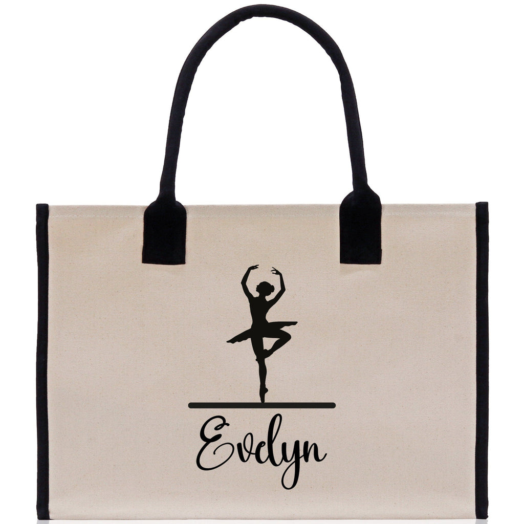 Dance Personalized Tote Bag Ballet Bag Gymnastic Bag Ballerina Bag Dancer Gift Dance Teacher Gift Dance Student Bag Custom for Women Girls