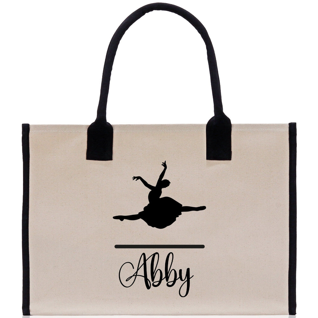 Dance Personalized Tote Bag Ballet Bag Gymnastic Bag Ballerina Bag Dancer Gift Dance Teacher Gift Dance Student Bag Custom for Women Girls