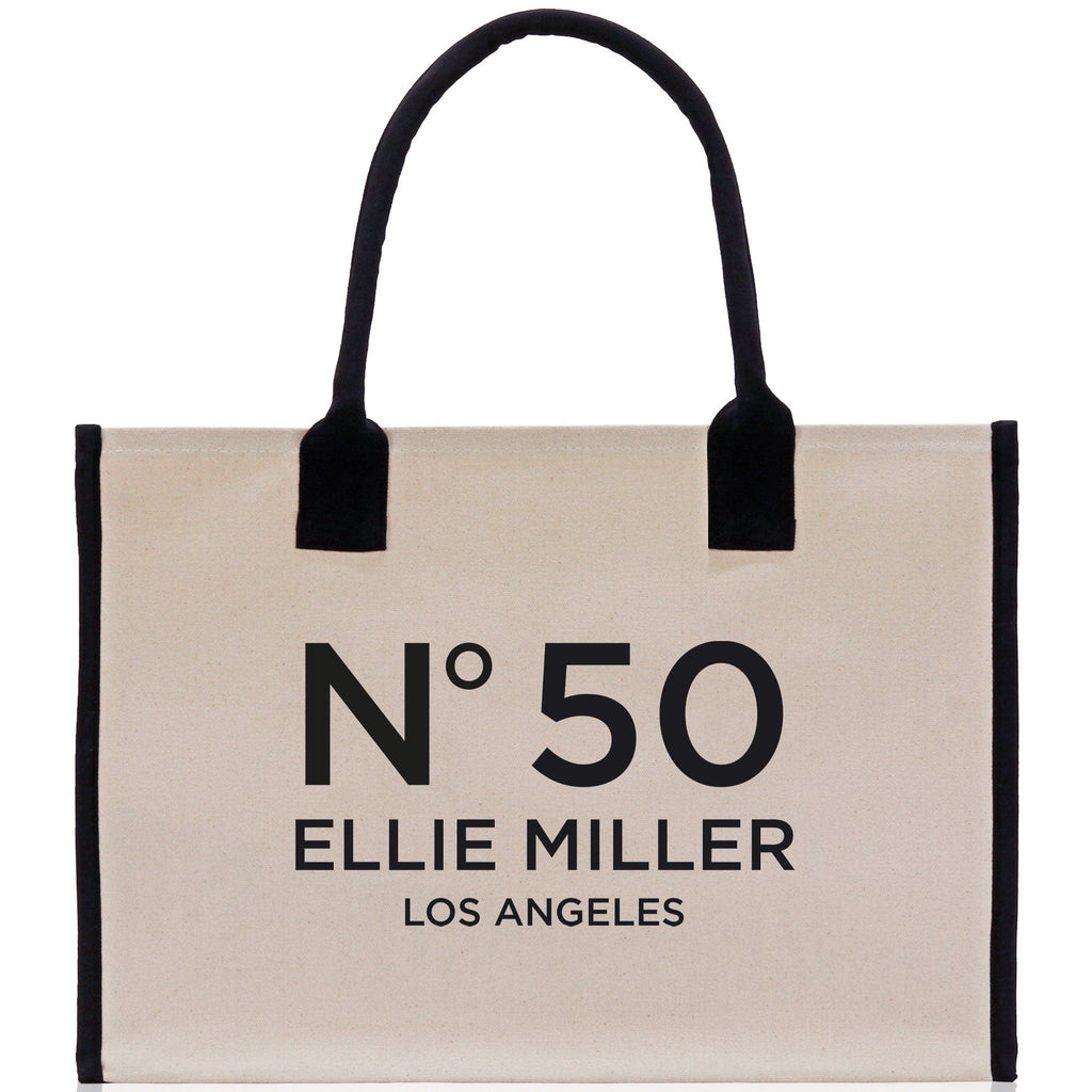 Birthday Celebration Personalized Gift Canvas Tote Bag with Name and State 40th 50th Birthday Gift Tote Bag for Her Custom Birthday Gift