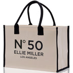 Birthday Celebration Personalized Gift Canvas Tote Bag with Name and State 40th 50th Birthday Gift Tote Bag for Her Custom Birthday Gift