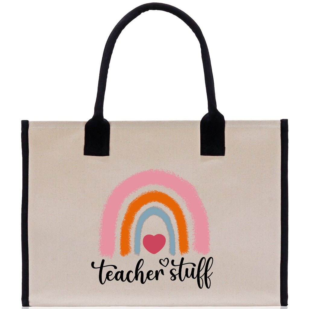 Teacher Stuff Tote Bag Teacher Bag Teacher Gift Teacher Retirement Gift Best Teacher Gifts Teacher Appreciation Gift Teacher Strong Tote Bag