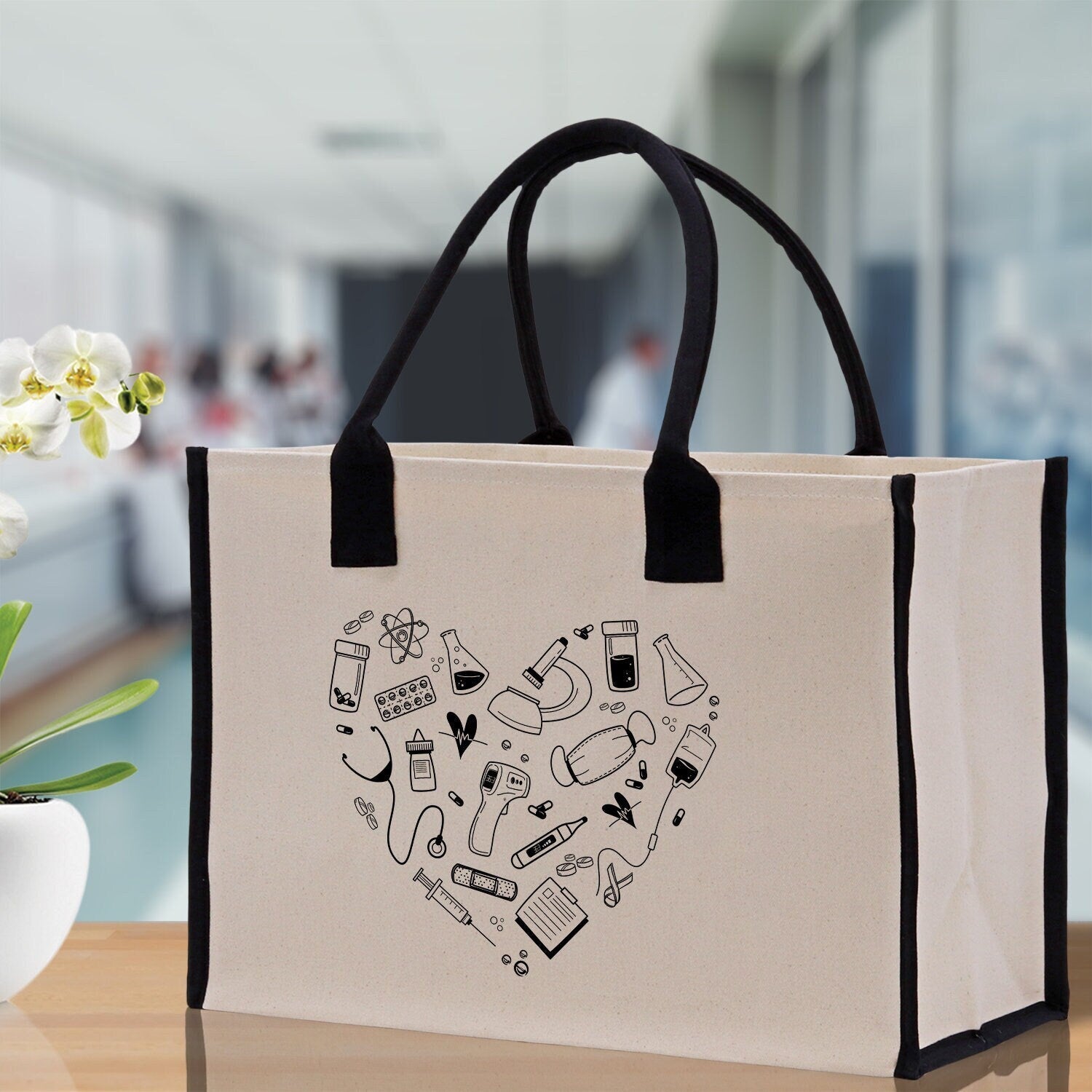 Nurse Tote Bag Nurse Gift Registered Nurse Tote RN Tote RN Gift Future Nurse Gift Nursing Student Gift Nurse Graduation Gift