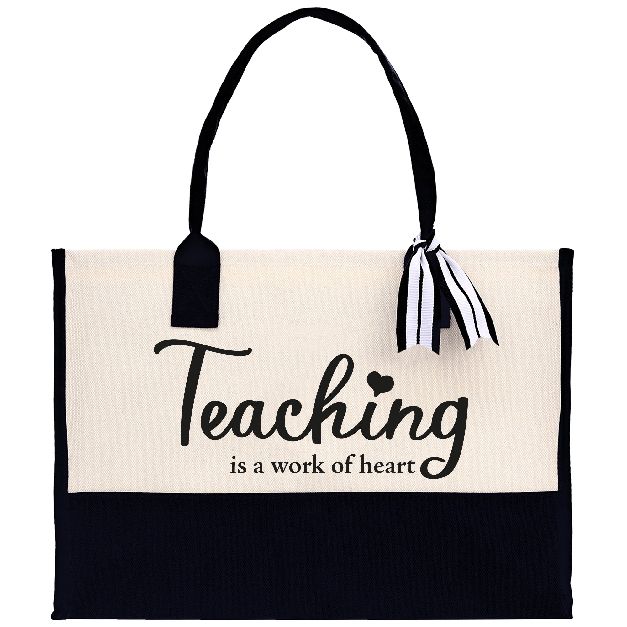 Teaching Is A Work Of Heart Tote Bag Teacher Bag Teacher Gift Teacher Retirement Gift Best Teacher Gifts Teacher Appreciation Gift