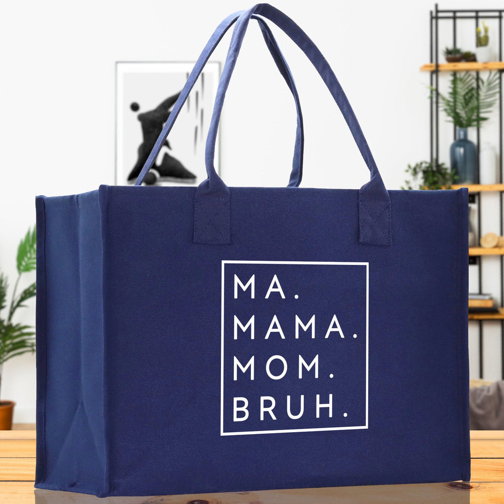 Ma Mama Mom Bruh Canvas Tote Bag Mama Tote Mom Stuff Bag Mommy Bag Dog Mom Gift Dog Mom Bag Mom Shopping Bag New Mom Gift Best Mom Ever Bag