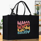Mama Mommy Mom Bruh Canvas Tote Bag Mama Tote Mom Stuff Bag Mommy Bag Dog Mom Gift Dog Mom Bag Mom Shopping Bag Mom Gift Best Mom Ever Bag