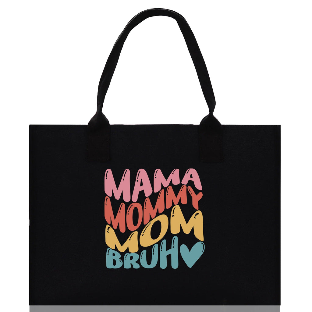 Mama Mommy Mom Bruh Canvas Tote Bag Mama Tote Mom Stuff Bag Mommy Bag Dog Mom Gift Dog Mom Bag Mom Shopping Bag Mom Gift Best Mom Ever Bag