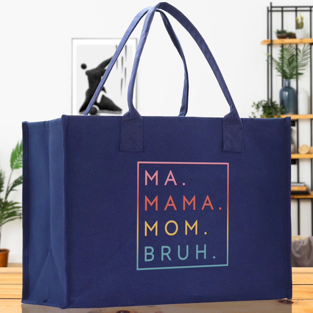 Ma Mama Mom Bruh Canvas Tote Bag Mama Tote Mom Stuff Bag Mommy Bag Dog Mom Gift Dog Mom Bag Mom Shopping Bag New Mom Gift Best Mom Ever Bag