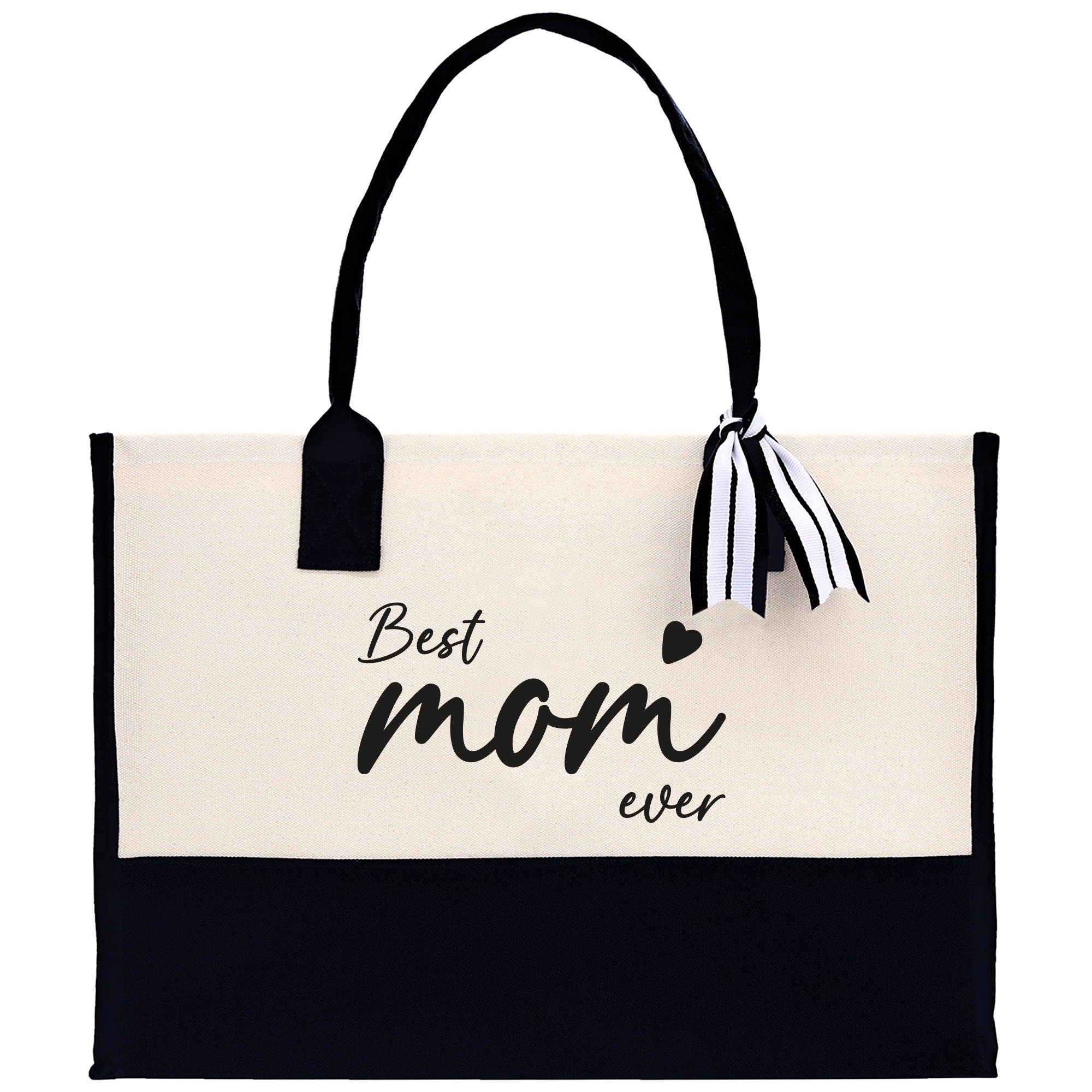 Best Mom Ever Canvas Tote Bag Mama Tote Mom Stuff Bag Mommy Bag Dog Mom Gift Dog Mom Bag Mom Shopping Bag Mom Gift Best Mom Ever Bag
