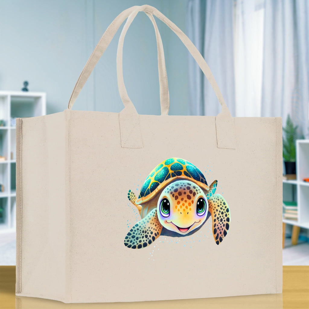 Sea Turtle Canvas Tote Bag Ocean Tote Bag Turtle Lover Tote Bag Animal Lover toTe Bag Ocean Lover Gift Tortoise Tote Bag Nature Lover Tote