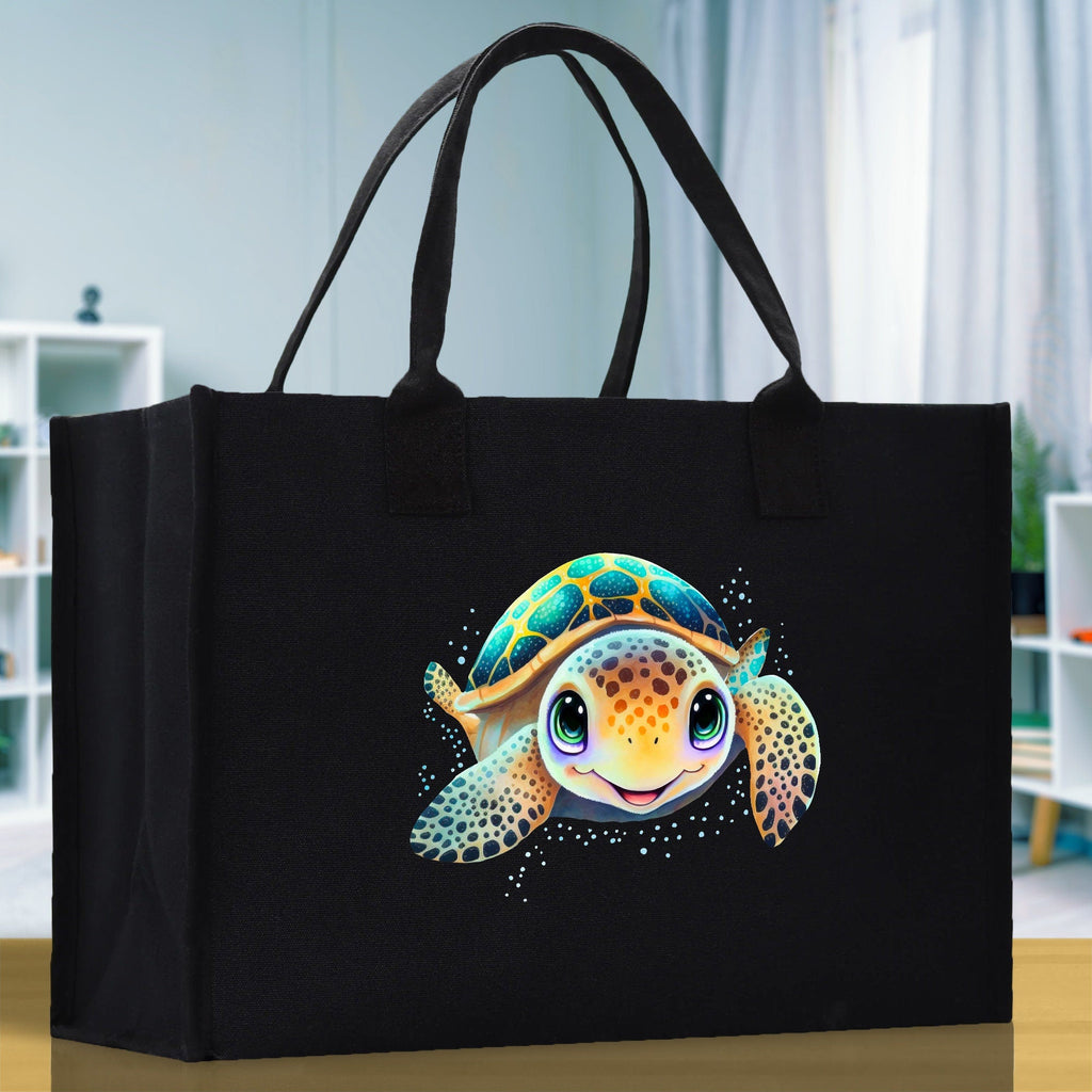 Sea Turtle Canvas Tote Bag Ocean Tote Bag Turtle Lover Tote Bag Animal Lover toTe Bag Ocean Lover Gift Tortoise Tote Bag Nature Lover Tote