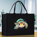 Sea Turtle Canvas Tote Bag Ocean Tote Bag Turtle Lover Tote Bag Animal Lover toTe Bag Ocean Lover Gift Tortoise Tote Bag Nature Lover Tote