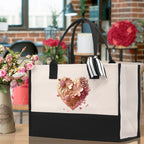 Heart Canvas Tote Bag Happy Valentines Day Gift for Her Love Tote Bag Lovers Gift Mother Day Gift Cute Valentines Gift