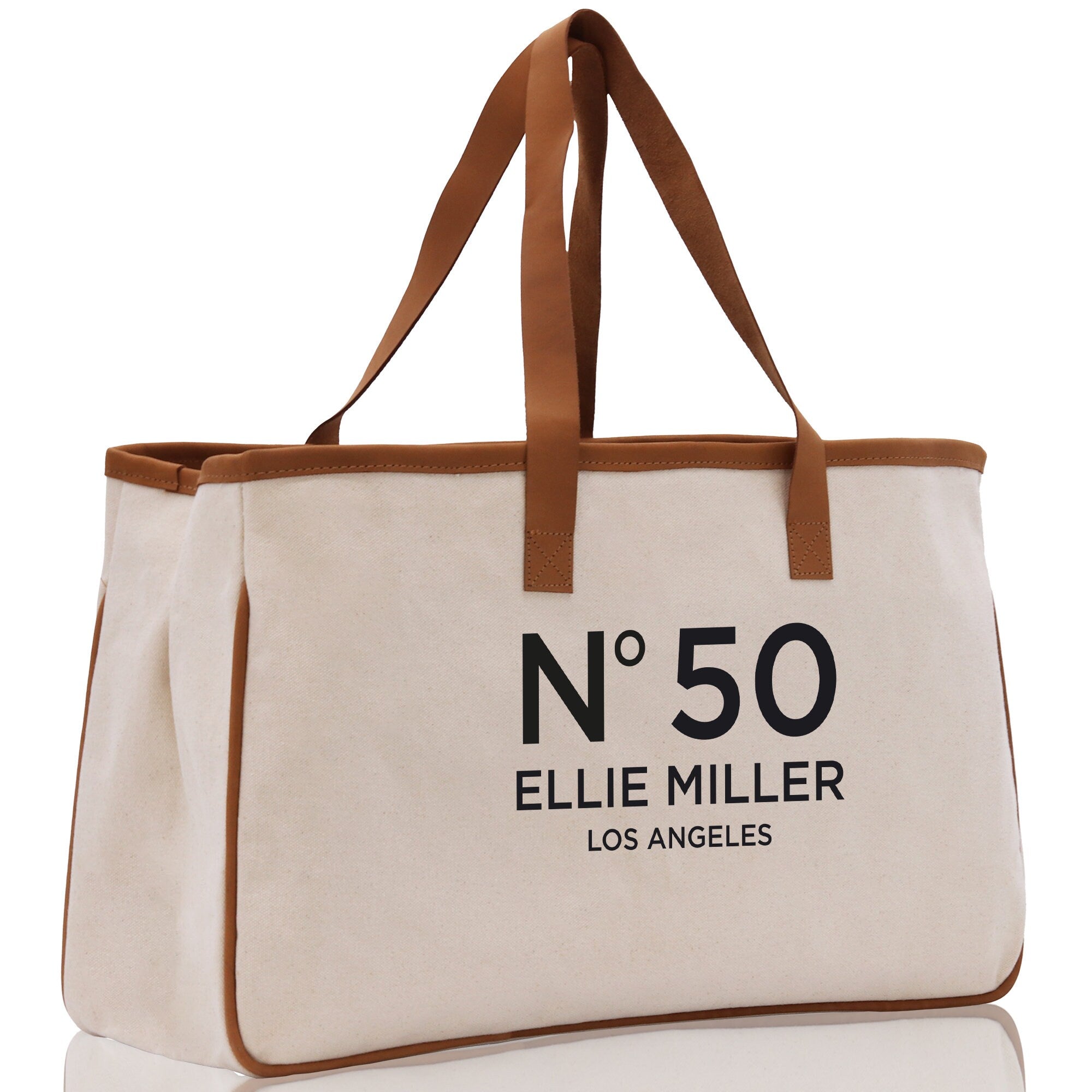 Birthday Celebration Personalized Gift Canvas Tote Bag with Name and State 40th 50th Birthday Gift Tote Bag for Her Custom Birthday Gift