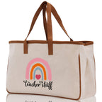 Teacher Stuff Tote Bag Teacher Bag Teacher Gift Teacher Retirement Gift Best Teacher Gifts Teacher Appreciation Gift Teacher Strong Tote Bag