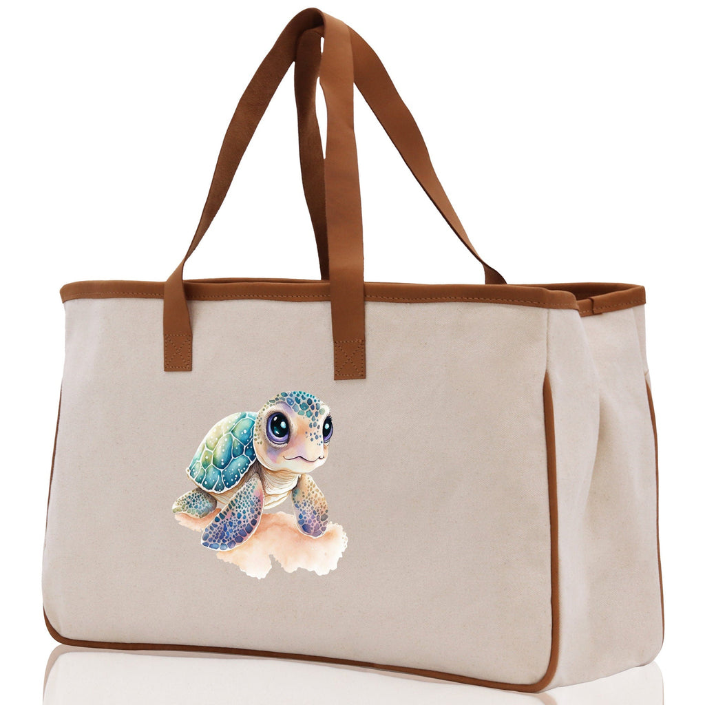 Sea Turtle Canvas Tote Bag Ocean Tote Bag Turtle Lover Tote Bag Animal Lover toTe Bag Ocean Lover Gift Tortoise Tote Bag Nature Lover Tote