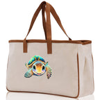 Sea Turtle Canvas Tote Bag Ocean Tote Bag Turtle Lover Tote Bag Animal Lover toTe Bag Ocean Lover Gift Tortoise Tote Bag Nature Lover Tote