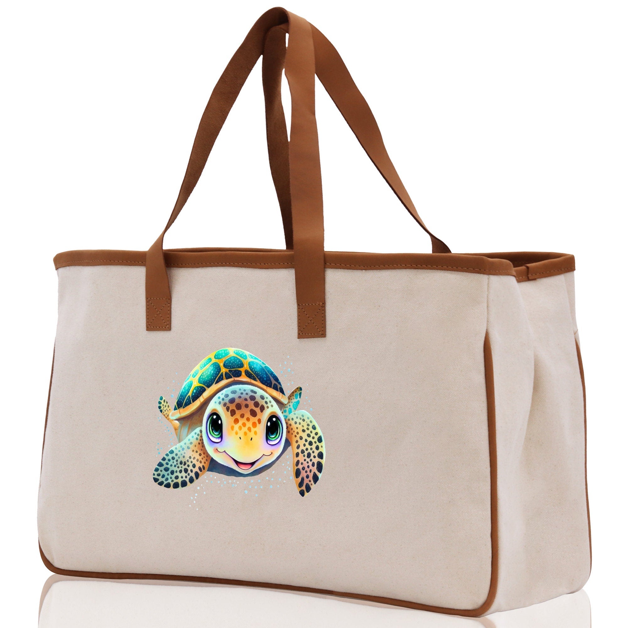 Sea Turtle Canvas Tote Bag Ocean Tote Bag Turtle Lover Tote Bag Animal Lover toTe Bag Ocean Lover Gift Tortoise Tote Bag Nature Lover Tote