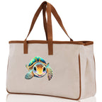 Sea Turtle Canvas Tote Bag Ocean Tote Bag Turtle Lover Tote Bag Animal Lover toTe Bag Ocean Lover Gift Tortoise Tote Bag Nature Lover Tote