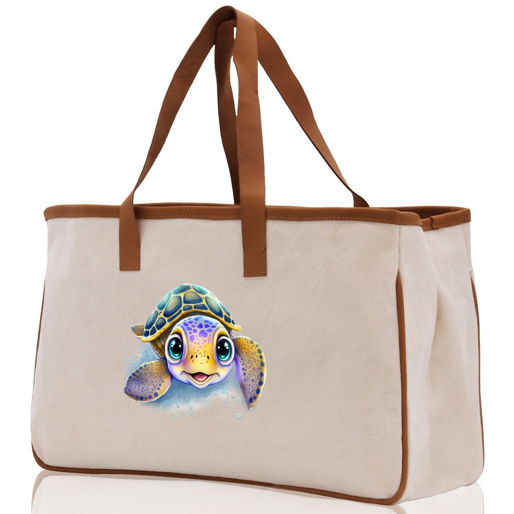 Sea Turtle Canvas Tote Bag Ocean Tote Bag Turtle Lover Tote Bag Animal Lover toTe Bag Ocean Lover Gift Tortoise Tote Bag Nature Lover Tote