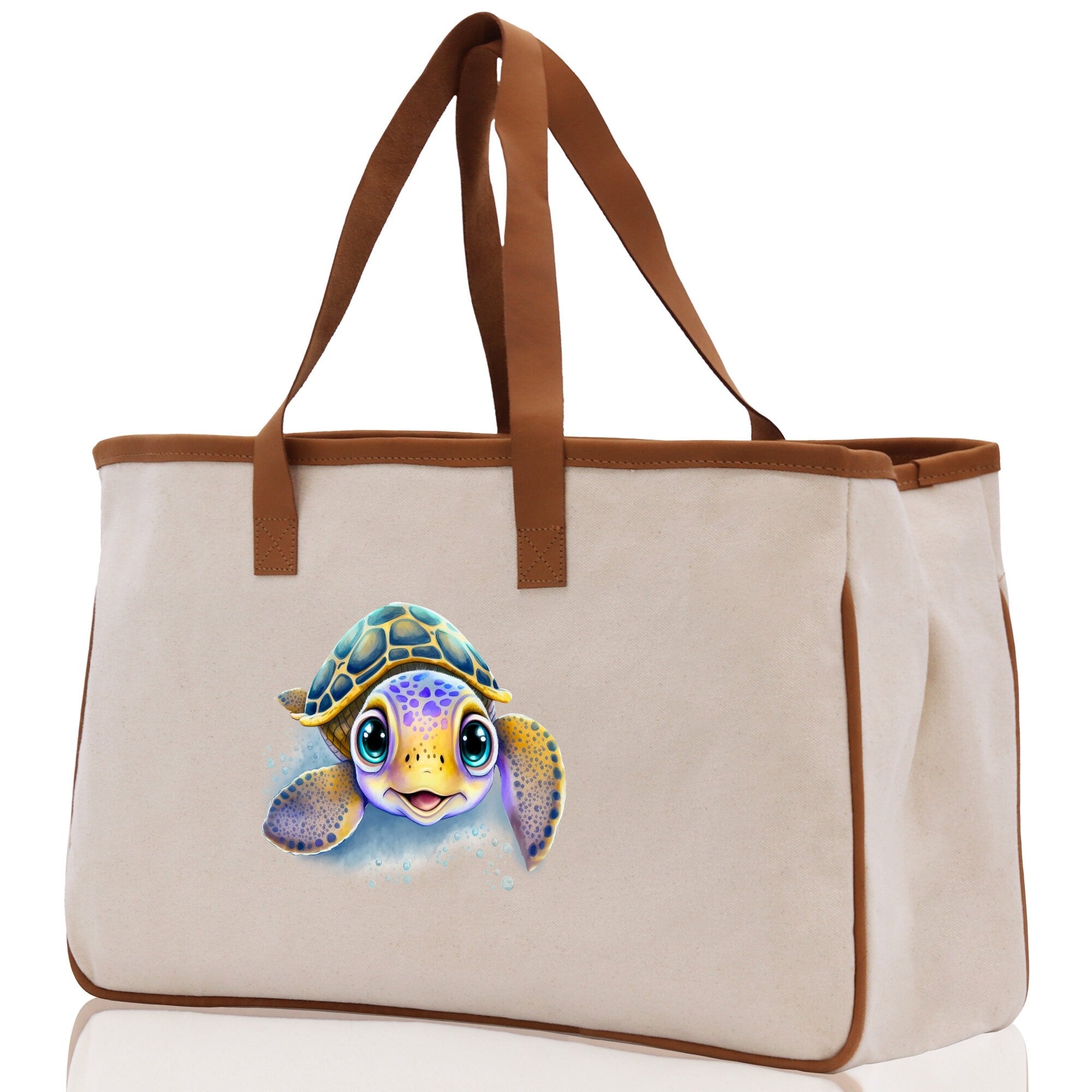 Sea Turtle Canvas Tote Bag Ocean Tote Bag Turtle Lover Tote Bag Animal Lover toTe Bag Ocean Lover Gift Tortoise Tote Bag Nature Lover Tote