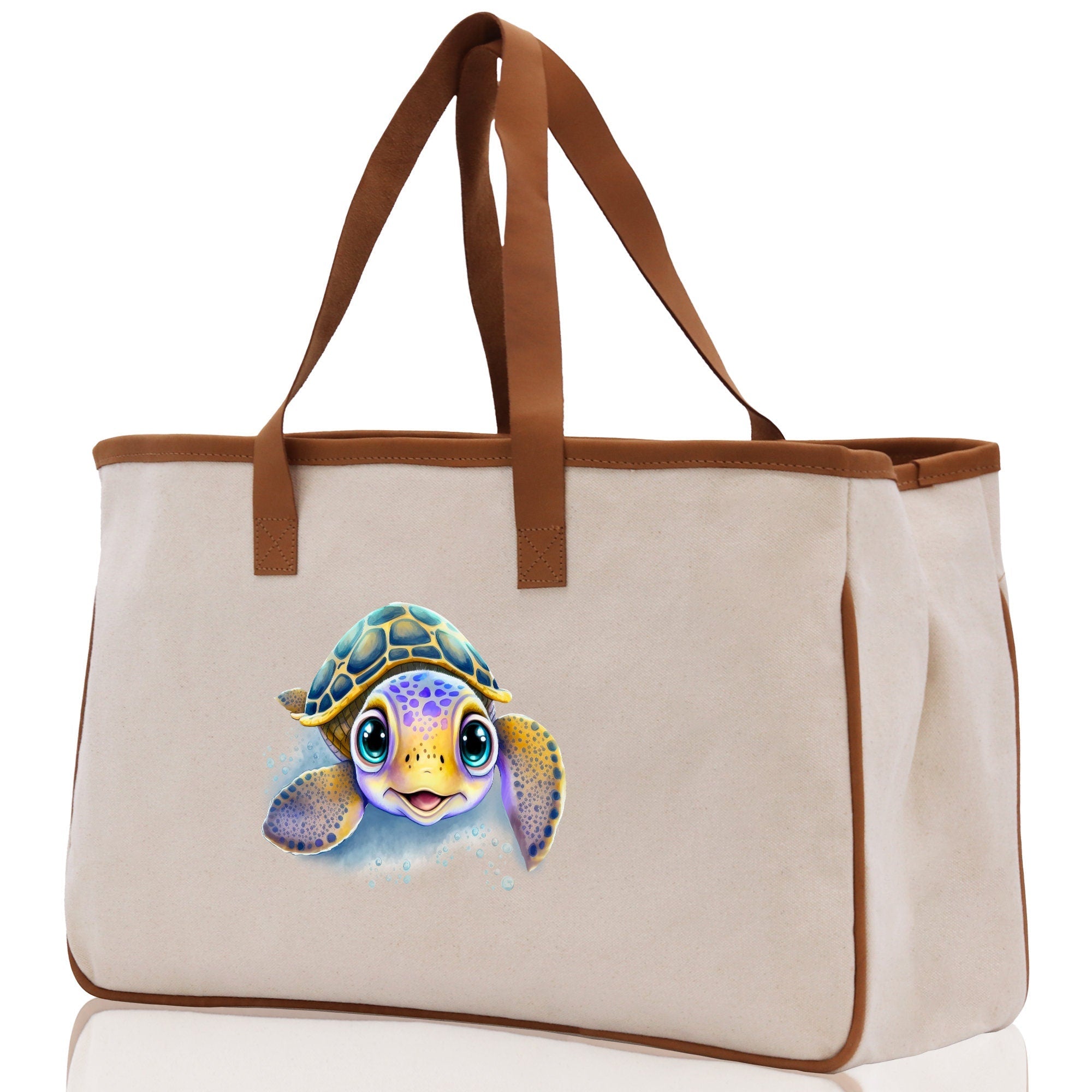 Sea Turtle Canvas Tote Bag Ocean Tote Bag Turtle Lover Tote Bag Animal Lover toTe Bag Ocean Lover Gift Tortoise Tote Bag Nature Lover Tote