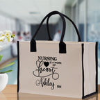 Nurse Personalized Tote Bag Nurse Gift Registered Nurse Tote RN Tote RN Gift Future Nurse Gift Nursing Student Gift Nurse Graduation Gift
