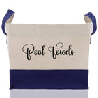 Personalized Canvas Storage Tote Bag Nursery Storage Towel Storage Kids Toy Storage Cloth Storage Storage Bin Storage Tubs Mudroom Storage