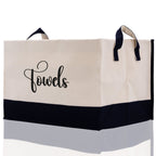 Personalized Canvas Storage Tote Bag Nursery Storage Towel Storage Kids Toy Storage Cloth Storage Storage Bin Storage Tubs Mudroom Storage
