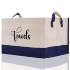 Personalized Canvas Storage Tote Bag Nursery Storage Towel Storage Kids Toy Storage Cloth Storage Storage Bin Storage Tubs Mudroom Storage