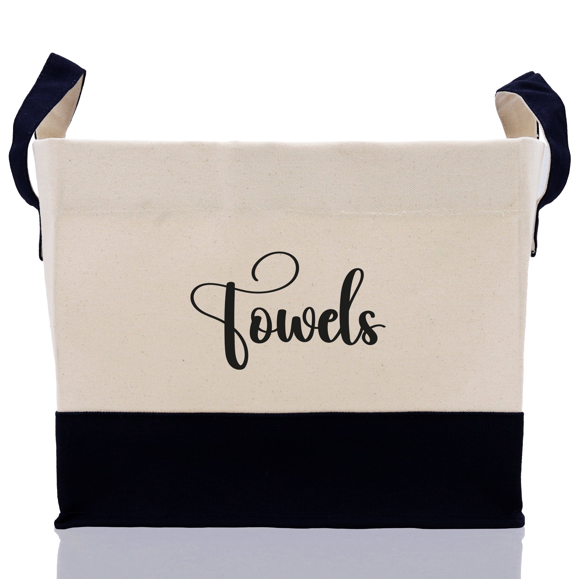 Personalized Canvas Storage Tote Bag Nursery Storage Towel Storage Kids Toy Storage Cloth Storage Storage Bin Storage Tubs Mudroom Storage