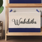 Personalized Canvas Storage Tote Bag Nursery Storage Towel Storage Kids Toy Storage Cloth Storage Storage Bin Storage Tubs Mudroom Storage