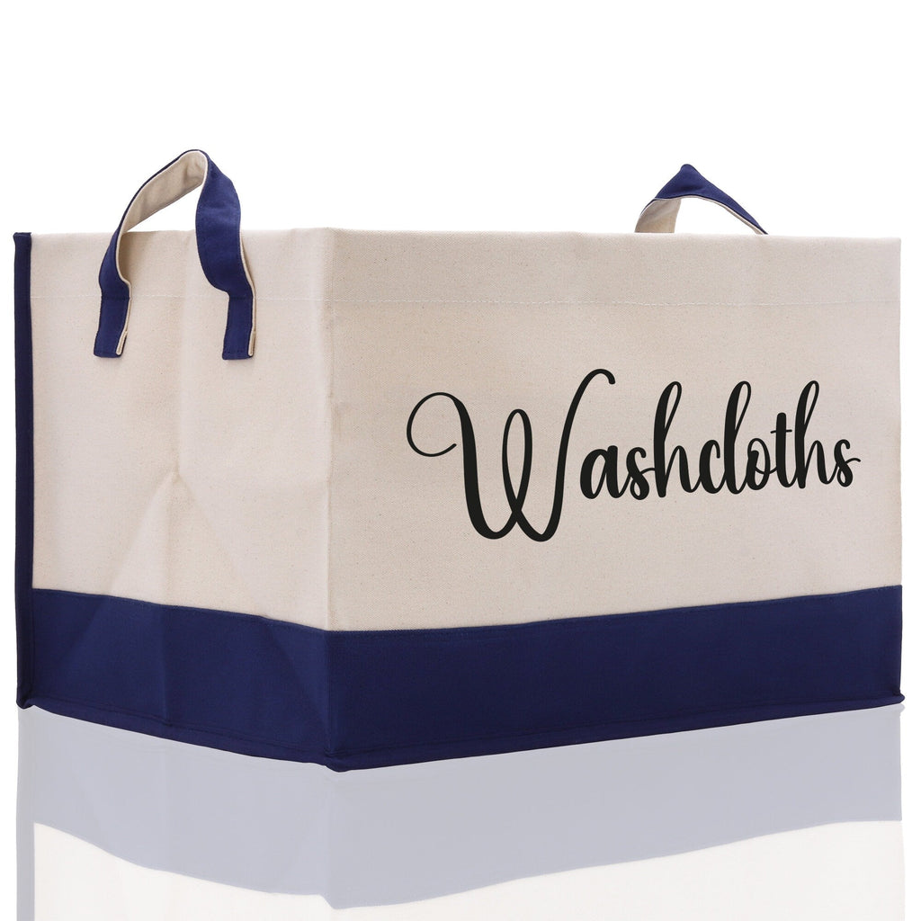 Personalized Canvas Storage Tote Bag Nursery Storage Towel Storage Kids Toy Storage Cloth Storage Storage Bin Storage Tubs Mudroom Storage