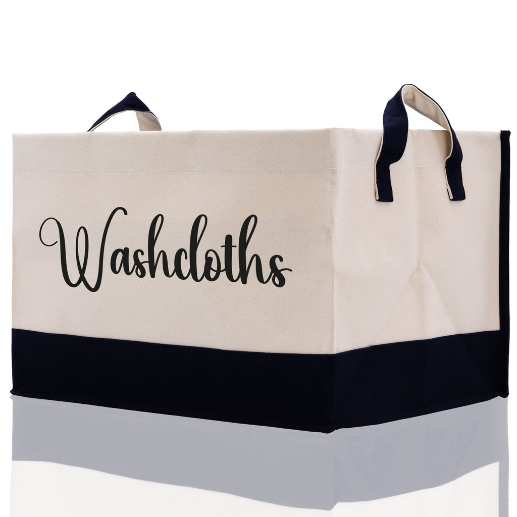 Personalized Canvas Storage Tote Bag Nursery Storage Towel Storage Kids Toy Storage Cloth Storage Storage Bin Storage Tubs Mudroom Storage