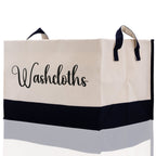 Personalized Canvas Storage Tote Bag Nursery Storage Towel Storage Kids Toy Storage Cloth Storage Storage Bin Storage Tubs Mudroom Storage