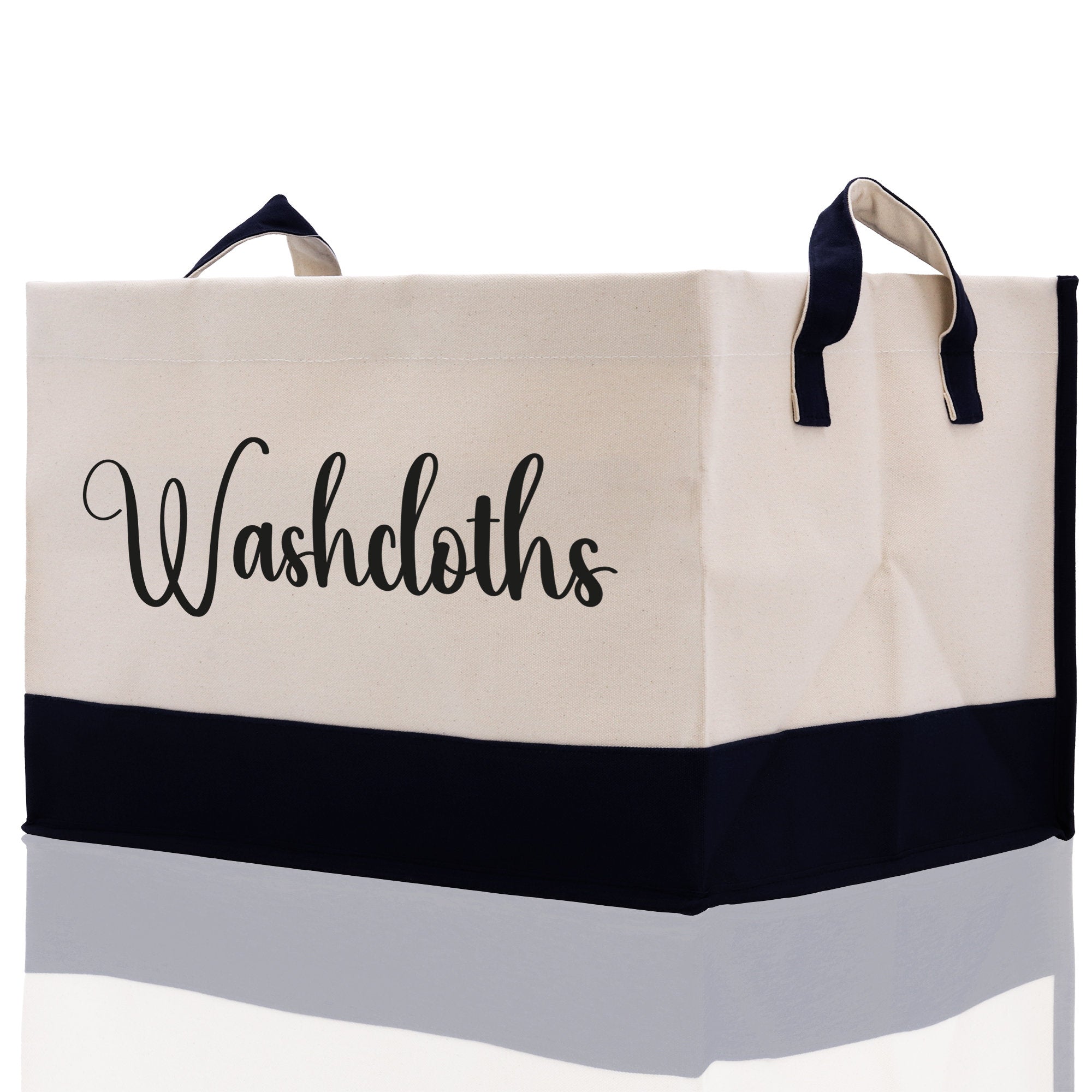 Personalized Canvas Storage Tote Bag Nursery Storage Towel Storage Kids Toy Storage Cloth Storage Storage Bin Storage Tubs Mudroom Storage