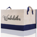 Personalized Canvas Storage Tote Bag Nursery Storage Towel Storage Kids Toy Storage Cloth Storage Storage Bin Storage Tubs Mudroom Storage