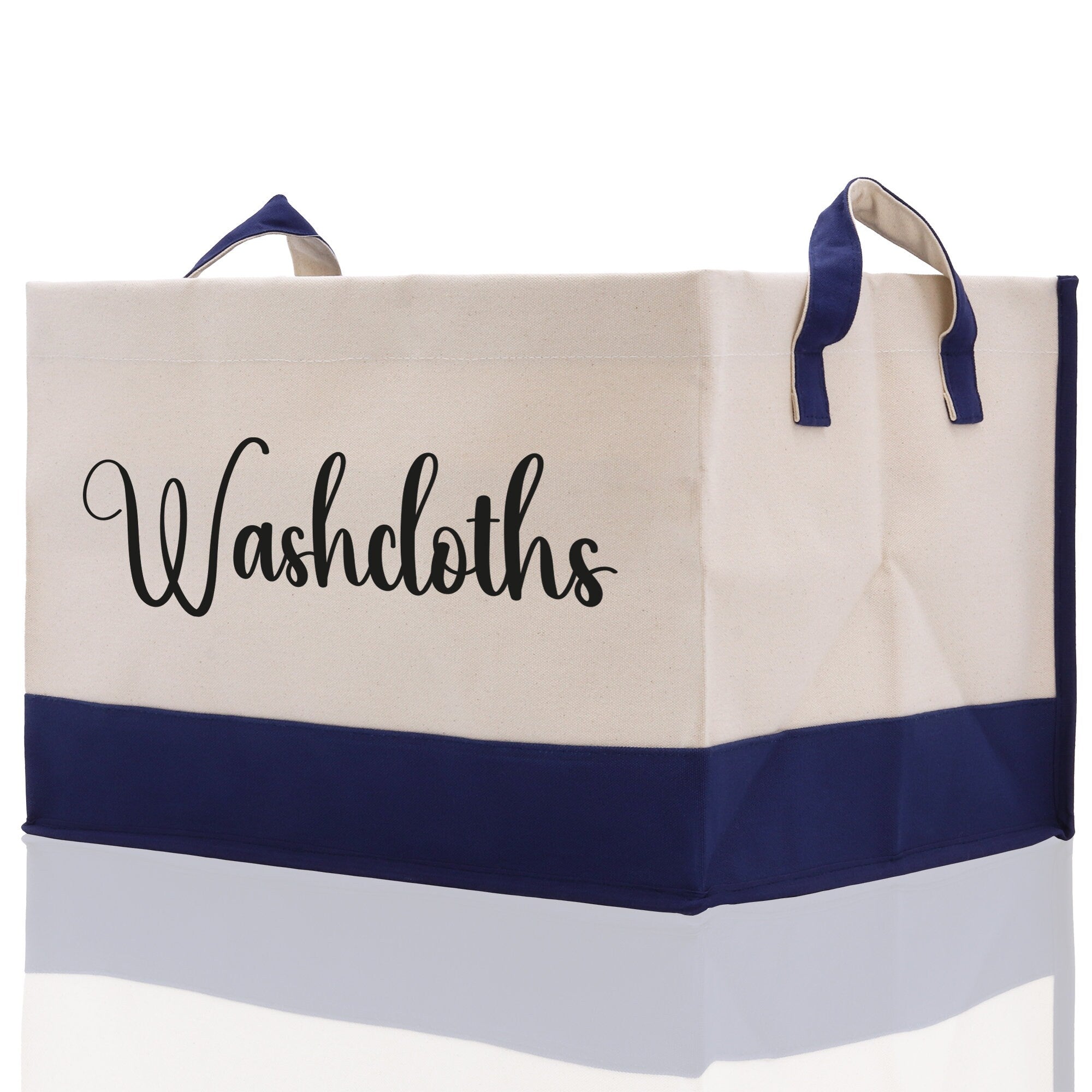 Personalized Canvas Storage Tote Bag Nursery Storage Towel Storage Kids Toy Storage Cloth Storage Storage Bin Storage Tubs Mudroom Storage