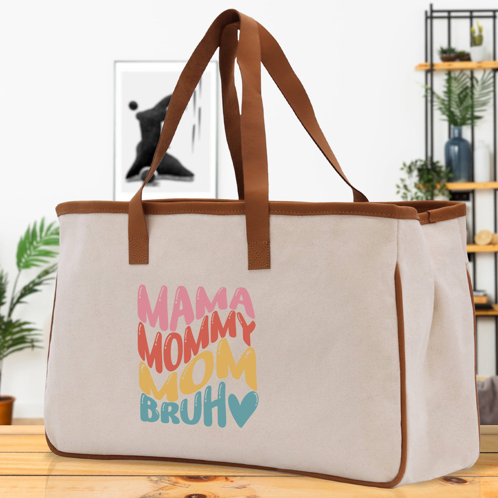 Ma Mama Mom Bruh Canvas Tote Bag Mama Tote Mom Stuff Bag Mommy Bag Dog Mom Gift Dog Mom Bag Mom Shopping Bag New Mom Gift Best Mom Ever Bag