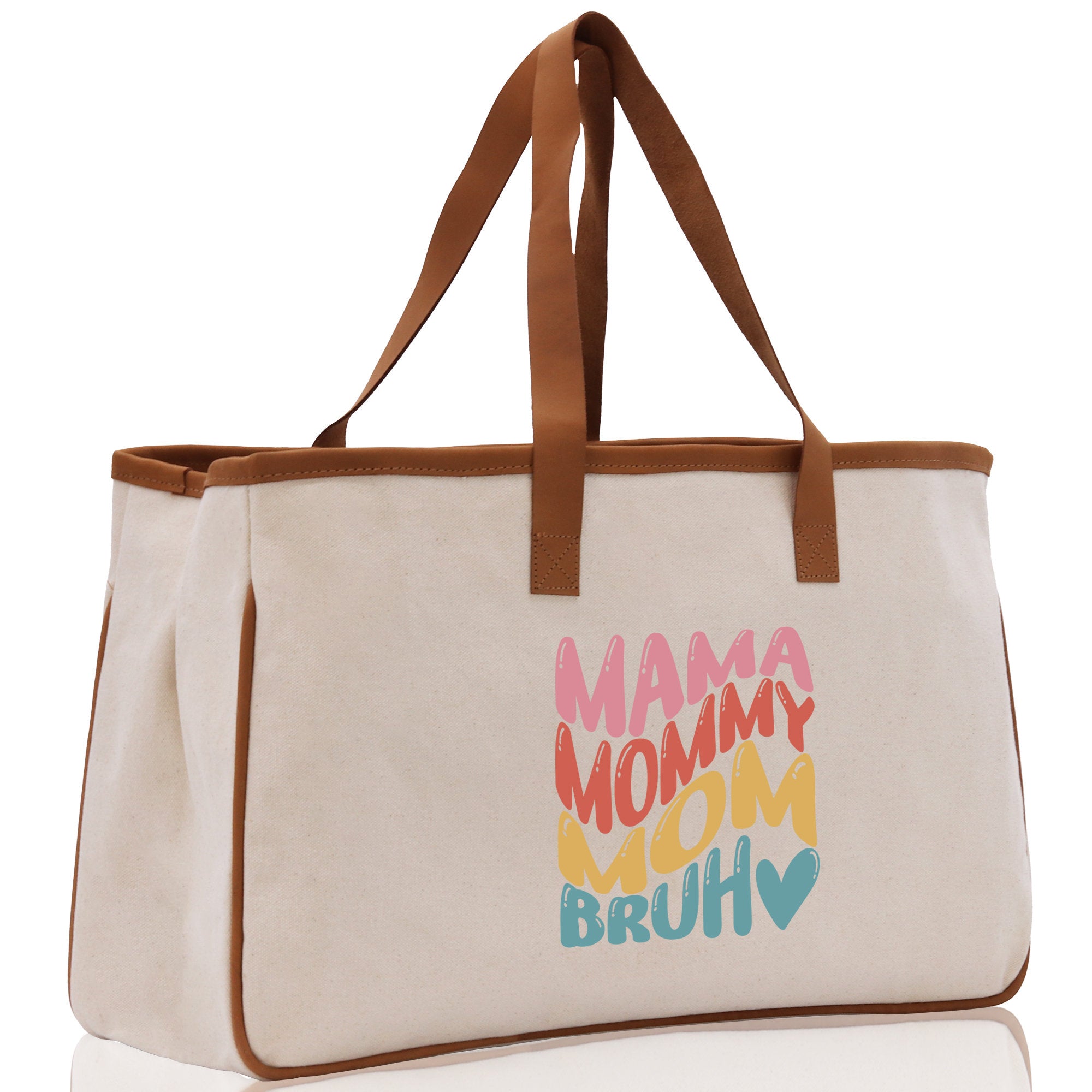 Ma Mama Mom Bruh Canvas Tote Bag Mama Tote Mom Stuff Bag Mommy Bag Dog Mom Gift Dog Mom Bag Mom Shopping Bag New Mom Gift Best Mom Ever Bag