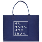 Ma Mama Mom Bruh Canvas Tote Bag Mama Tote Mom Stuff Bag Mommy Bag Dog Mom Gift Dog Mom Bag Mom Shopping Bag New Mom Gift Best Mom Ever Bag