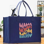Mama Mommy Mom Bruh Canvas Tote Bag Mama Tote Mom Stuff Bag Mommy Bag Dog Mom Gift Dog Mom Bag Mom Shopping Bag Mom Gift Best Mom Ever Bag