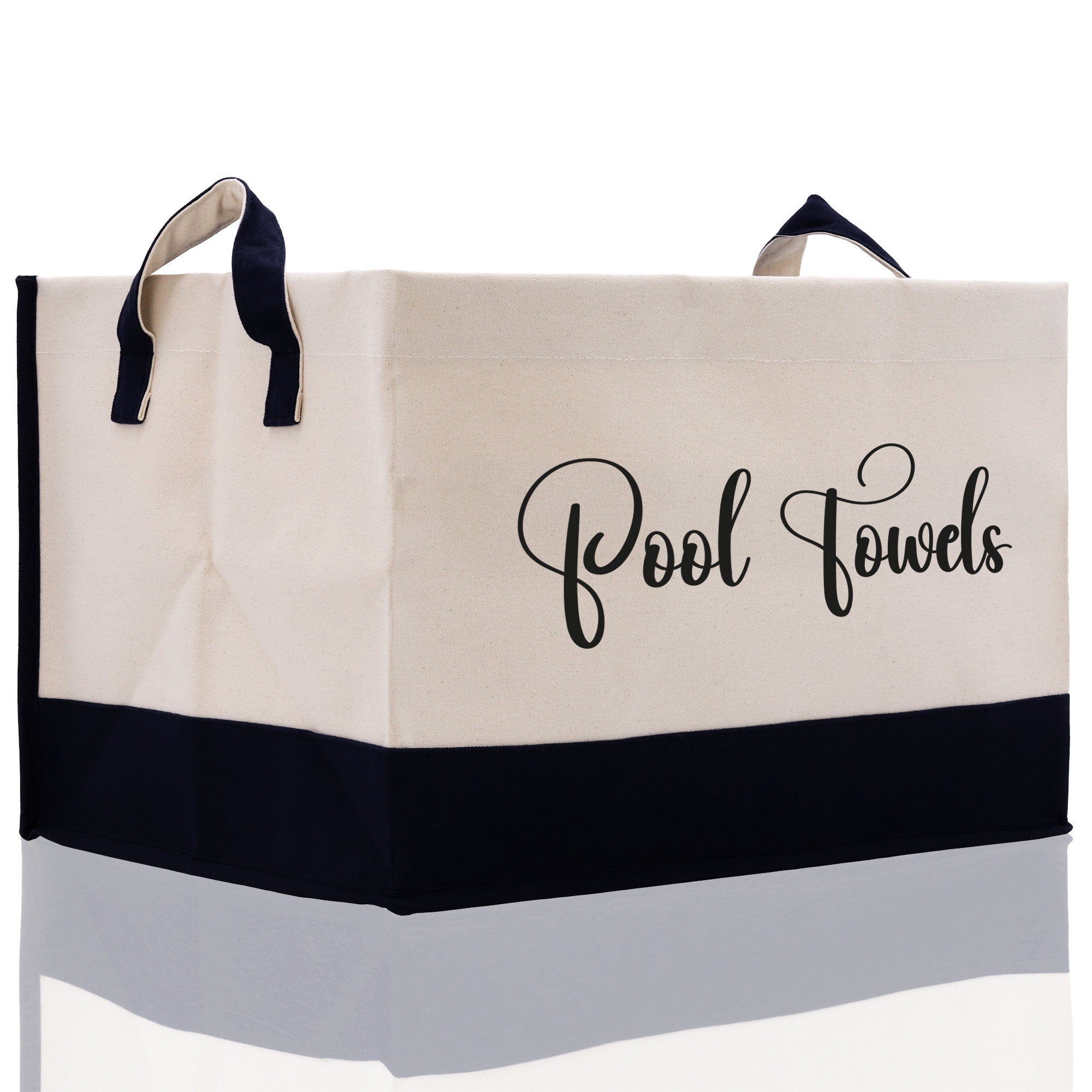 Personalized Canvas Storage Tote Bag Nursery Storage Towel Storage Kids Toy Storage Cloth Storage Storage Bin Storage Tubs Mudroom Storage