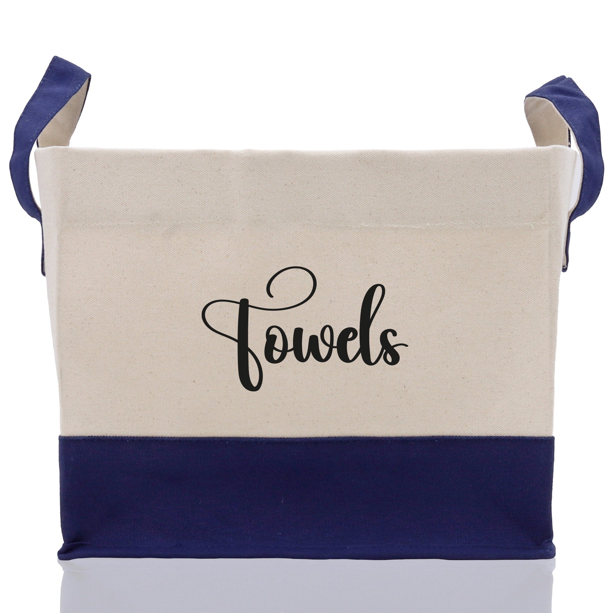 Personalized Canvas Storage Tote Bag Nursery Storage Towel Storage Kids Toy Storage Cloth Storage Storage Bin Storage Tubs Mudroom Storage